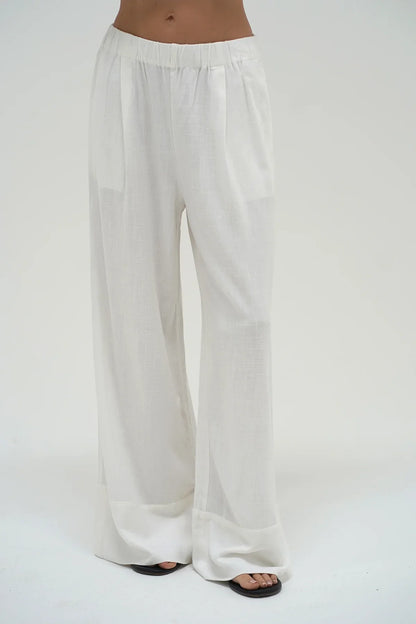LNA Linen Pull On Pant