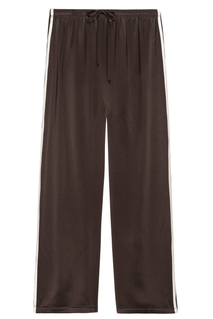 Donni Silk Stripe Crop Pant