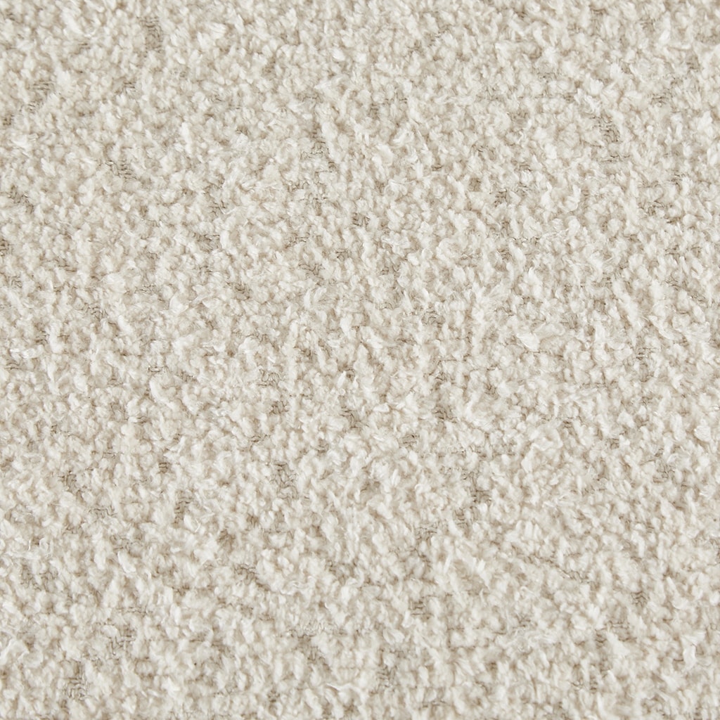 INK IVY Bailey Boucle-Style Curved Storage Accent Bench