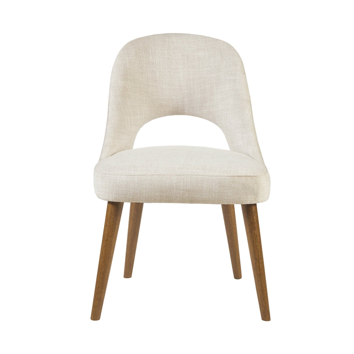 INK IVY Nola Upholstered Dining Side Chairs with Cutout Back design (Set of 2)