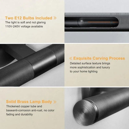 KAYLA Modern Wall Sconces, Brass Wall Mounted Lights, Bathroom Wall Picture Light for Living Room, Indoor Sconce Lighting - N/A