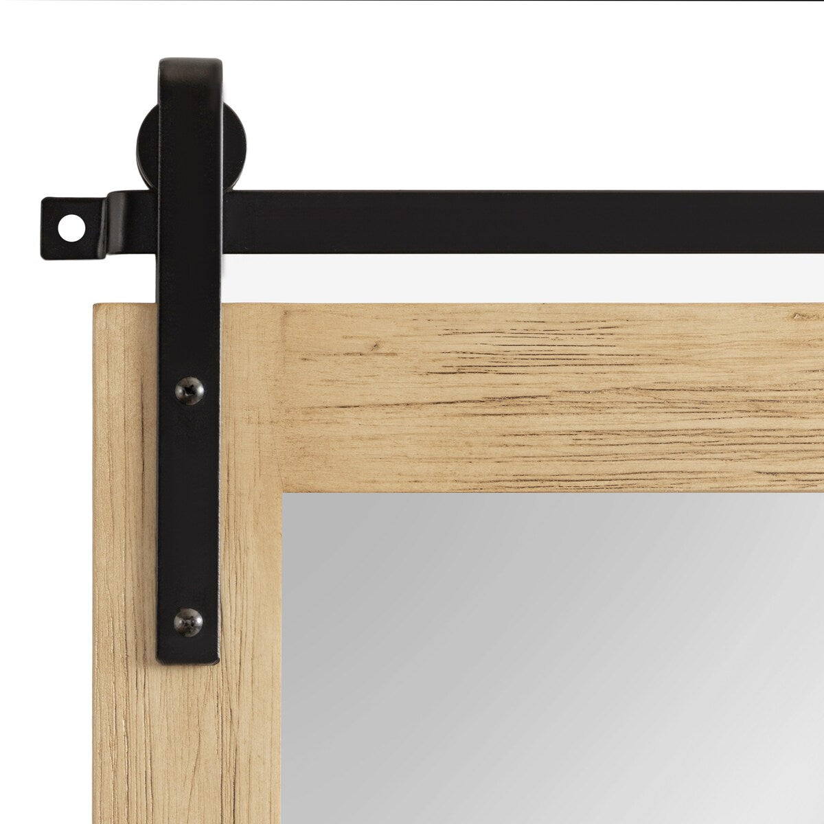 Kate and Laurel Cates Rustic Rectangular Wall Mirror