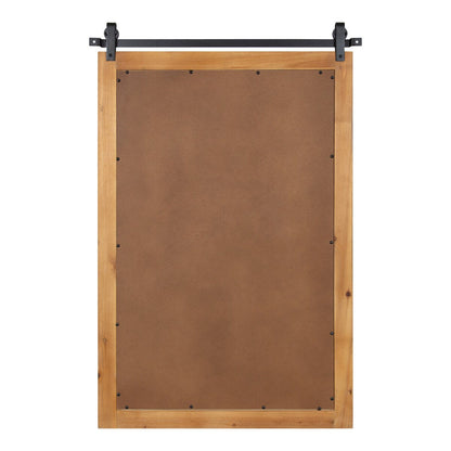 Kate and Laurel Cates Rustic Rectangular Wall Mirror