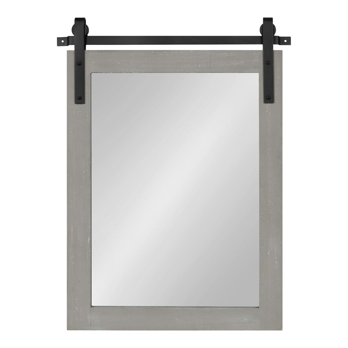 Kate and Laurel Cates Rustic Rectangular Wall Mirror