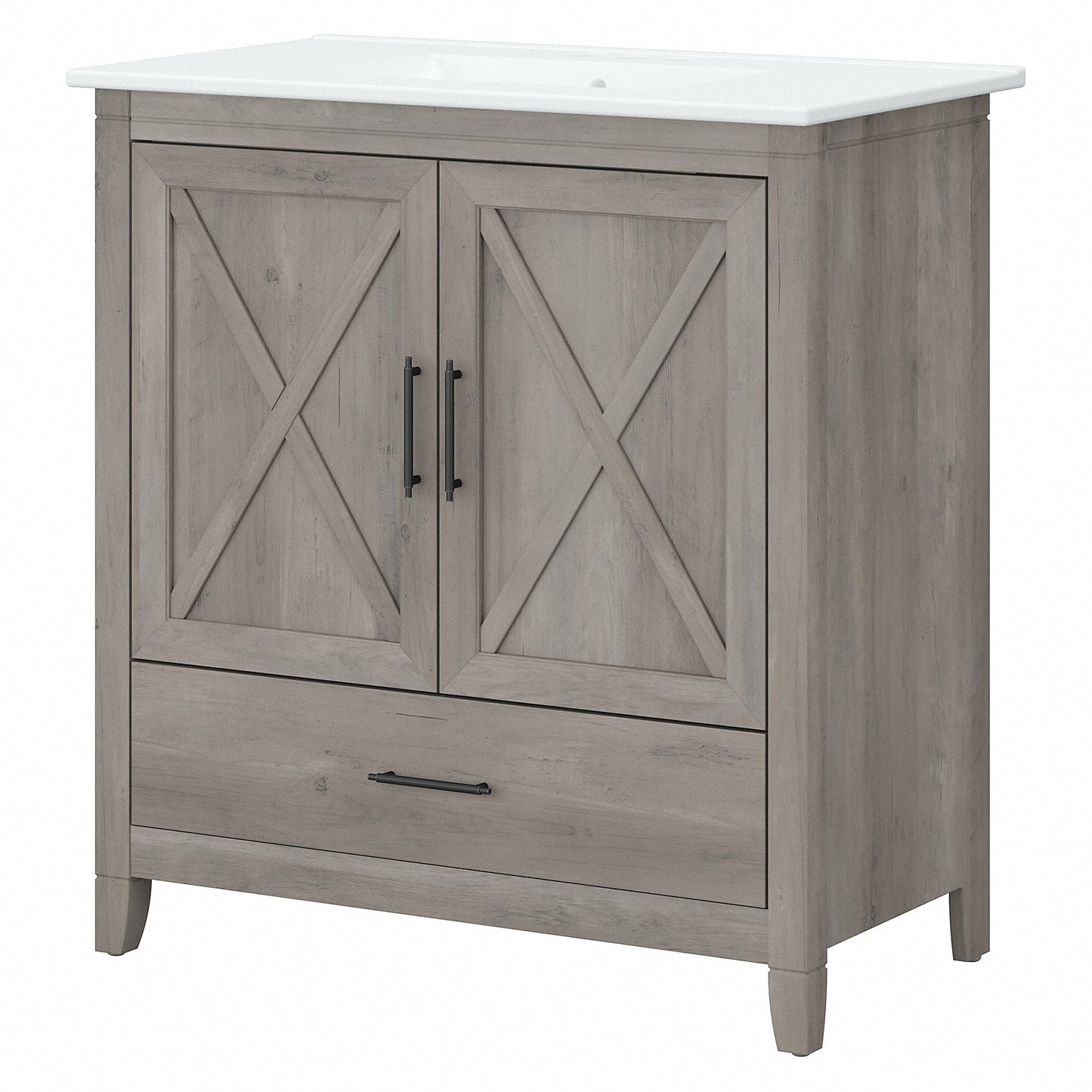 Key West 32W Bathroom Vanity with Sink by Bush Furniture