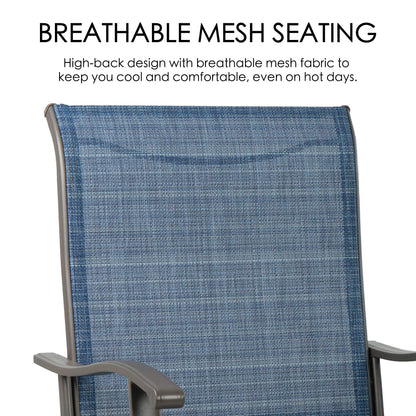 Kozyard Isabella High Swivel Bar Stools/Chair Set