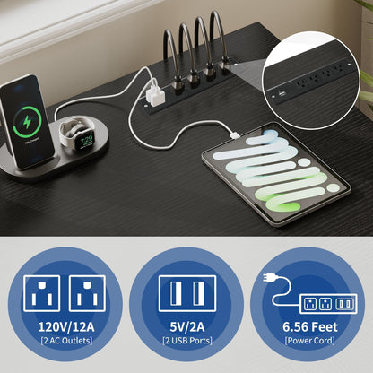 Moasis L Shaped Gaming Desk 59-Inch Computer Corner Desk with Monitor Stand