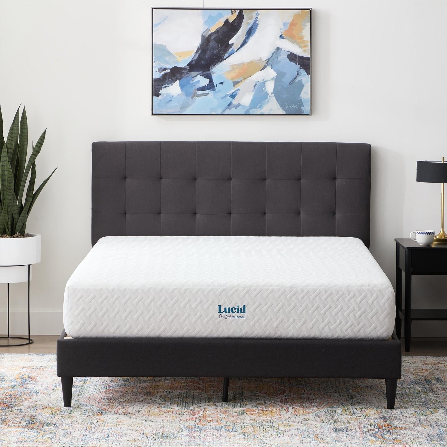 Lucid Firm 10-inch Gel Memory Foam Mattress