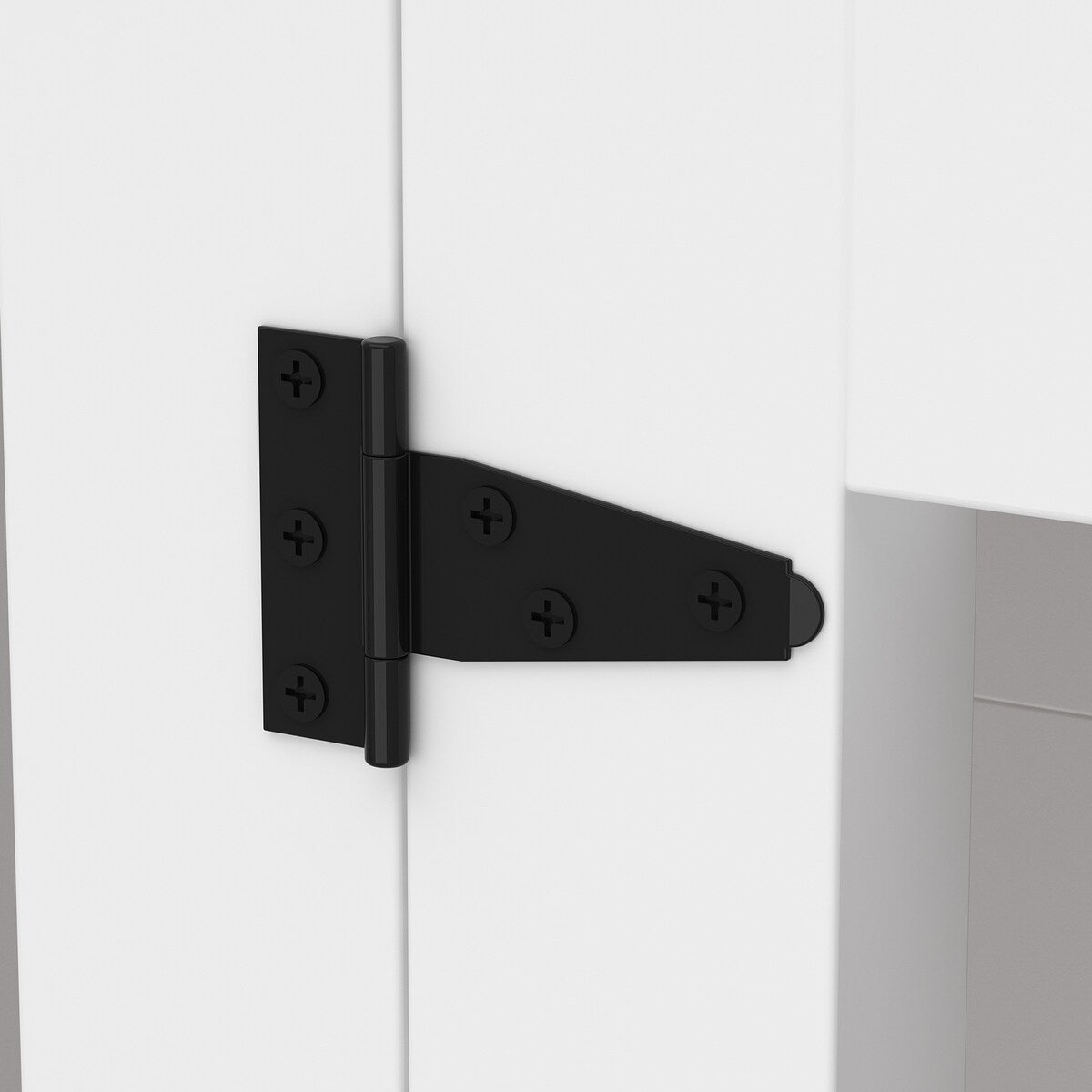 Large Corner Dog Crate Furniture for 2 Dogs, L Shape Dog Crate Cage - 58.7X41.1