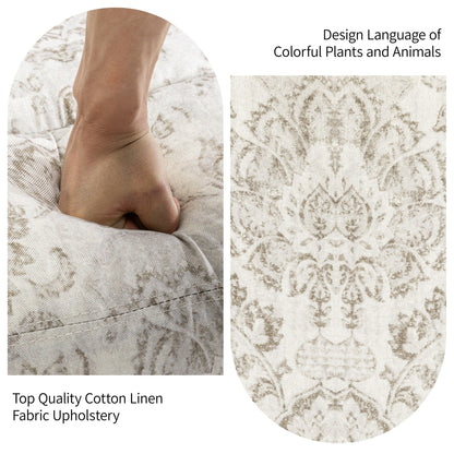 29'' W Pattern Swivel Glider Manual Push Back Recliner Chair Set of 2