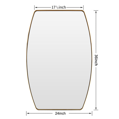 MacLuu Oblong Metal Wall Mirror