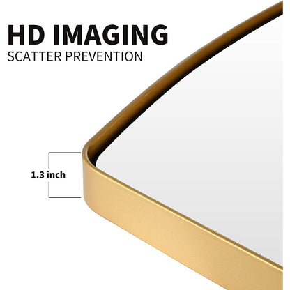 MacLuu Oblong Metal Wall Mirror