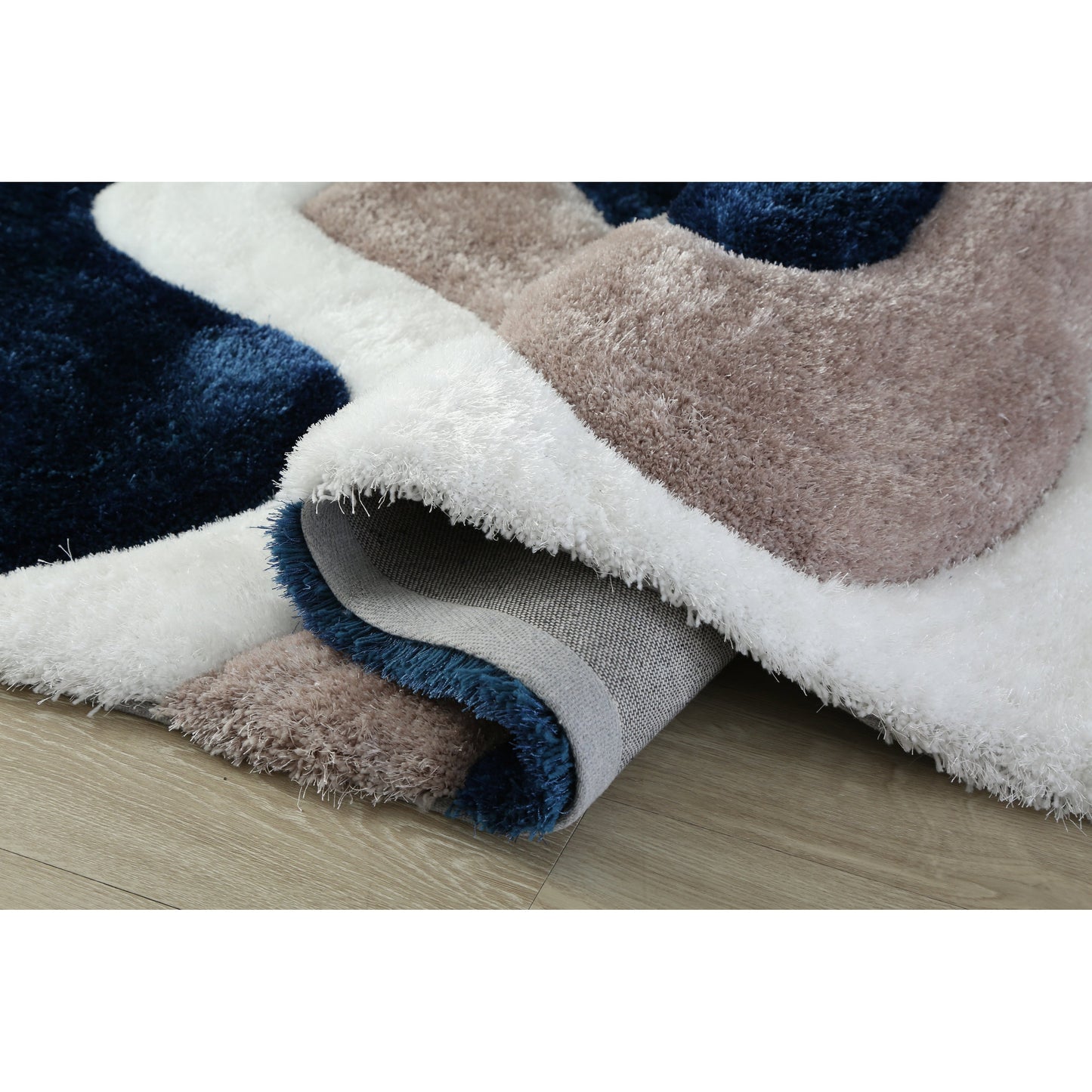 Mateos Shag Abstract Designed Area Rug