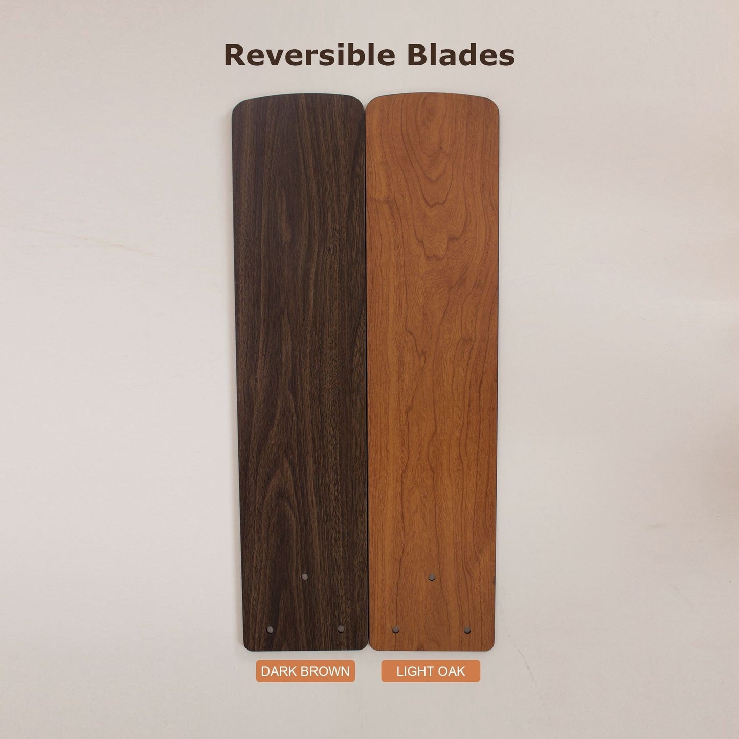 52 inch Reversible Wooden 5-Blade 3-Light Ceiling Fan with Remote