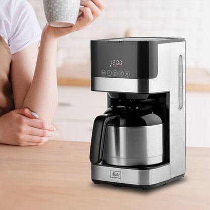 Melitta Aroma Tocco 8-Cup Drip Coffee Maker with Thermal Carafe and Touch Control Display