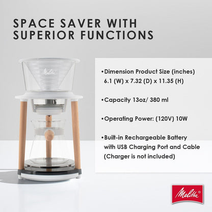 Melitta Senz V Connected Smart Pour-Over Coffee System