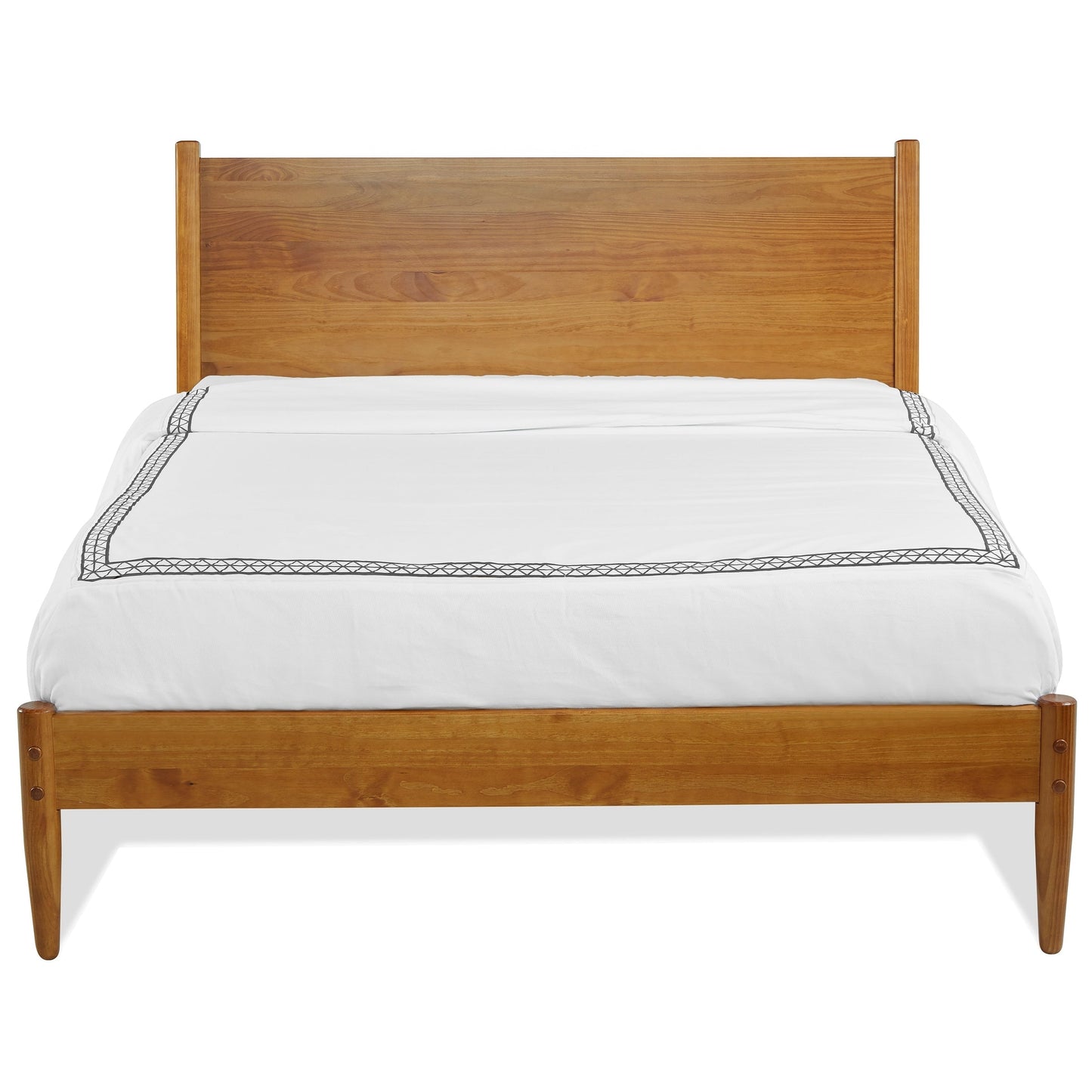 Mid-Century Panel Bed