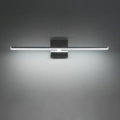 Minimalist Chrome Dimmable LED Linear Vanity Light