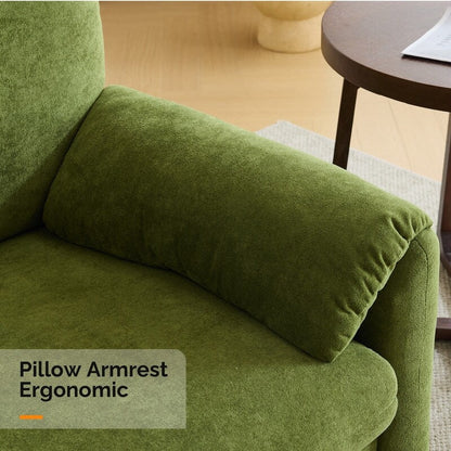 Modern Elephant Ears Armchair Accent Sofa Comfortable Seating for Living Room & Bedroom