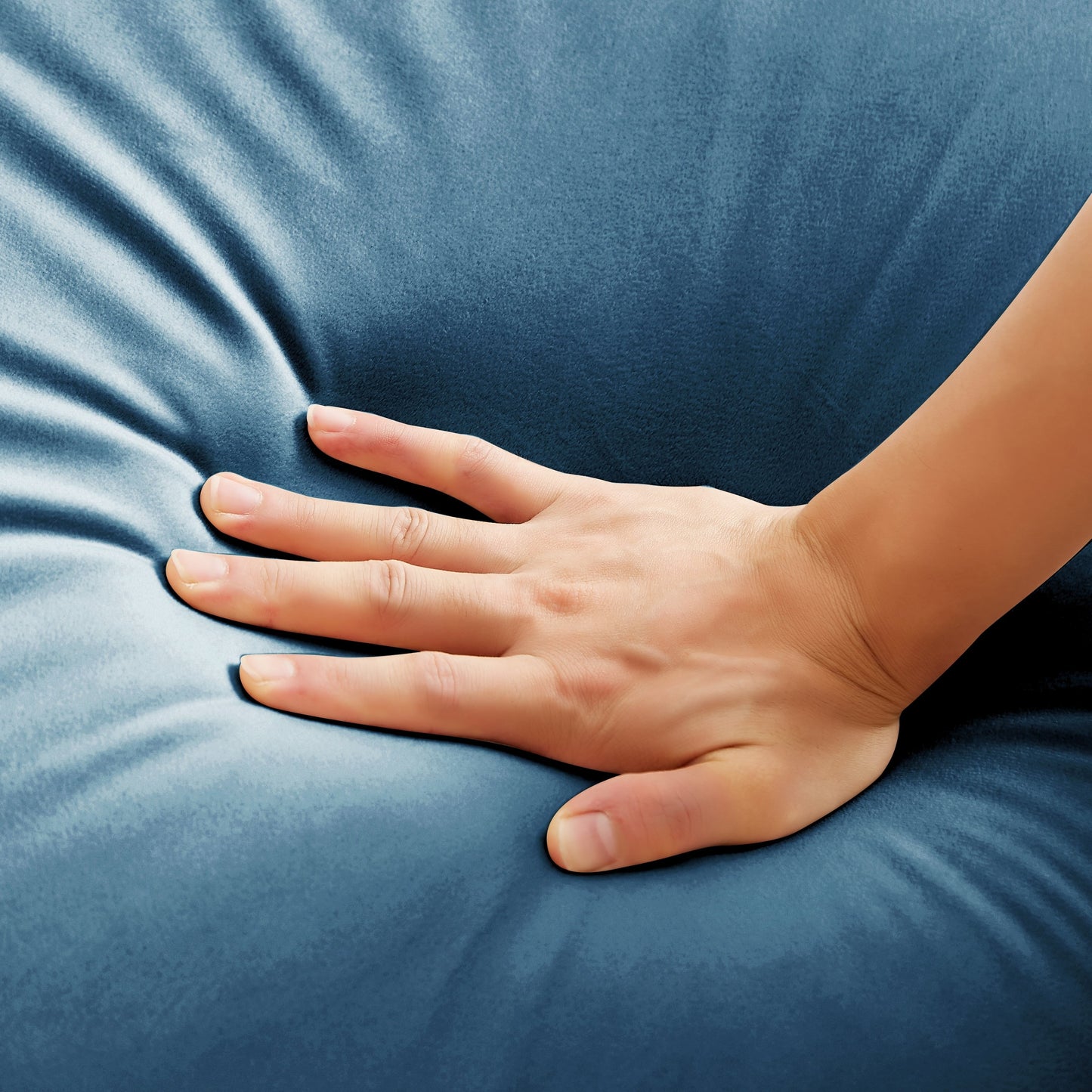 Modern Futon Sofa Bed, Convertible Sleeper Sofa with Tapered Wood Legs, 78.35 W, Small Split Back Sofa for Living Room