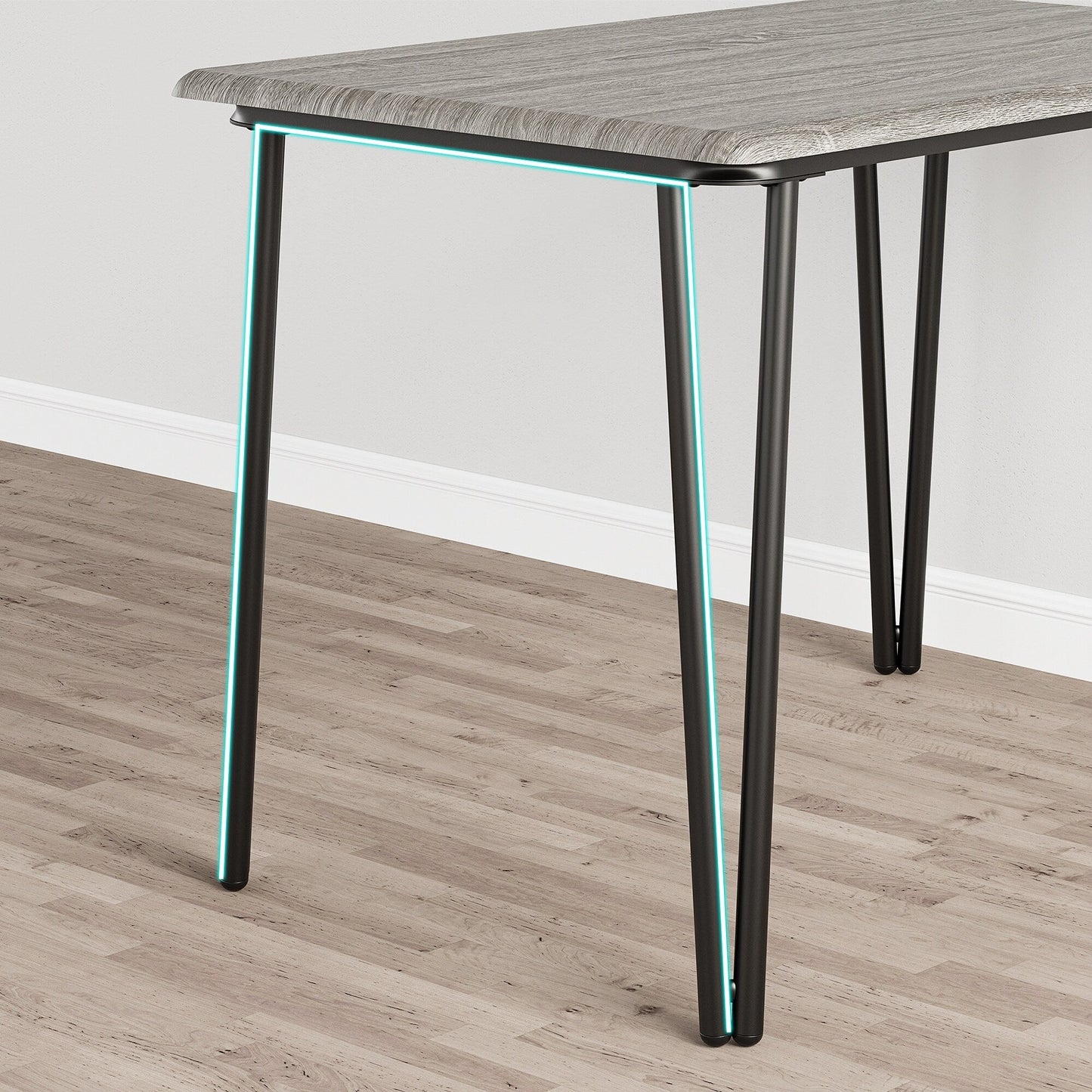 Modern kitchen Dinner Table Set for Dining Room - 3-Piece