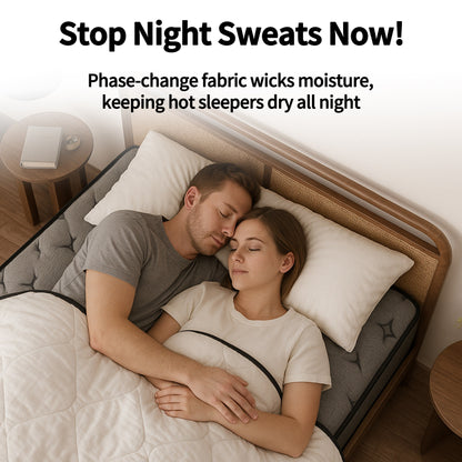 Modland 14-inch Hybrid Medium Euro Top Mattress, Pocket Spring Mattress in a Box