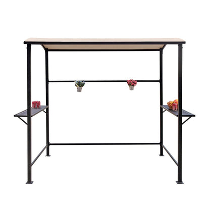Outdoor 5 ft. x 8 ft. Steel Frame Grill Gazebo Canopy Barbecue Shelter