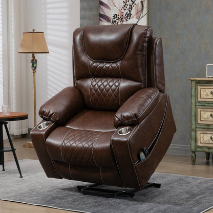 Oversized Electric Recliner Chair Elderly Power Lift Chair, 400 lbs.
