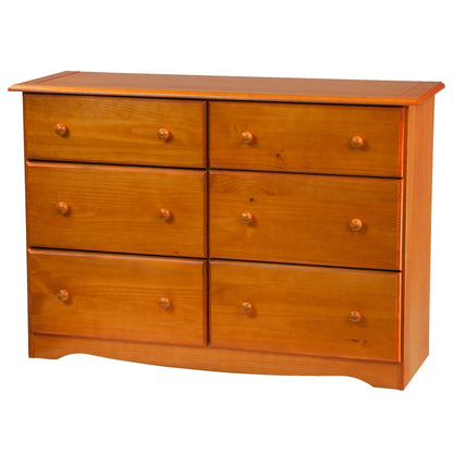 Palace Imports 100% Solid Wood 6-Drawer Dresser