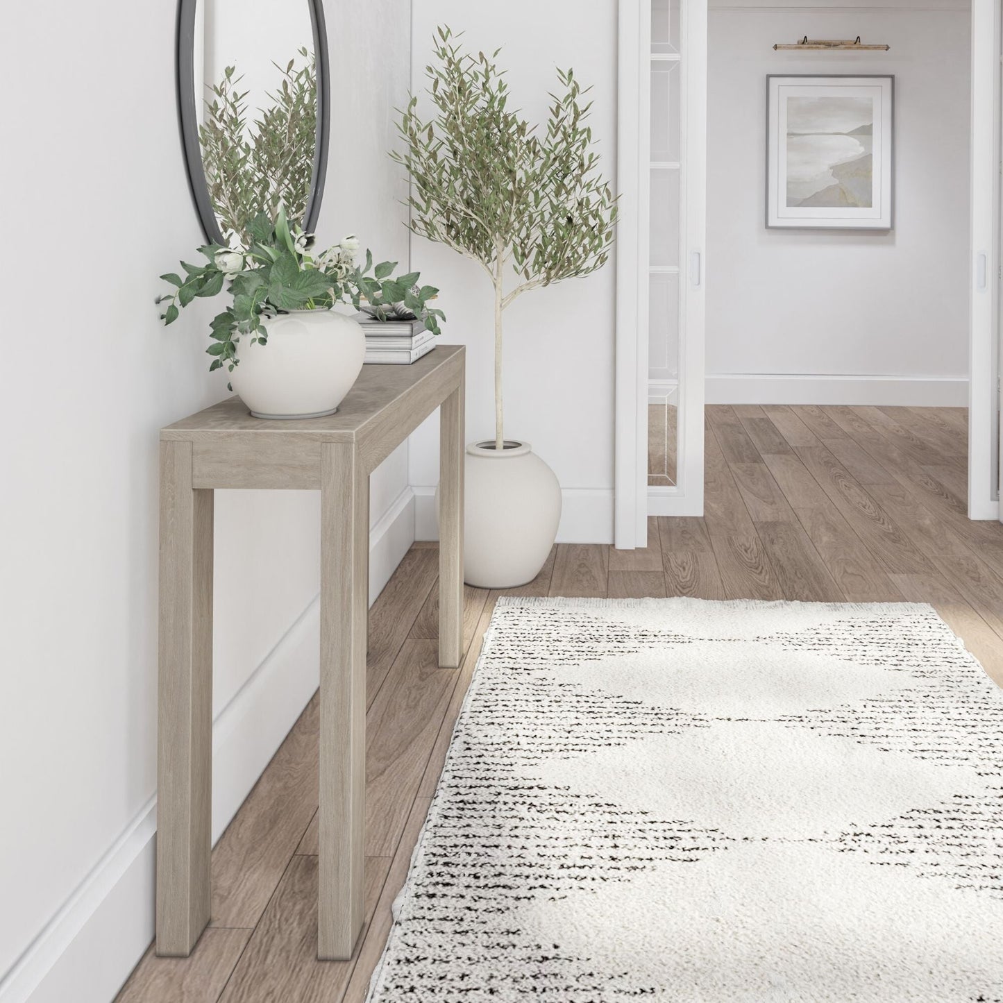 Plank and Beam Modern Console Table - 46