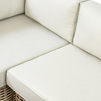 Poly & Bark Puglia Outdoor/Patio Corner Sectional Set with Coffee Table