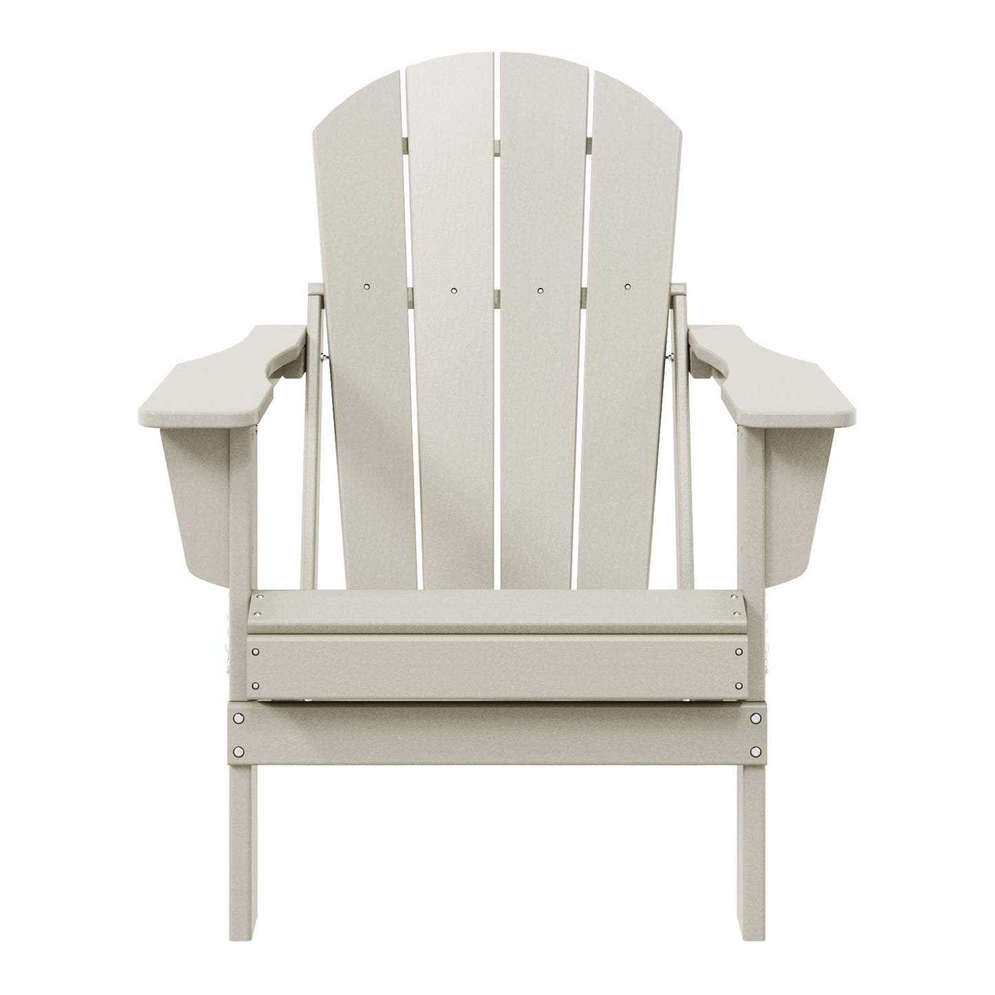 Polytrends Laguna Fade Resistant All Weather Outdoor Patio Folding Adirondack Chair