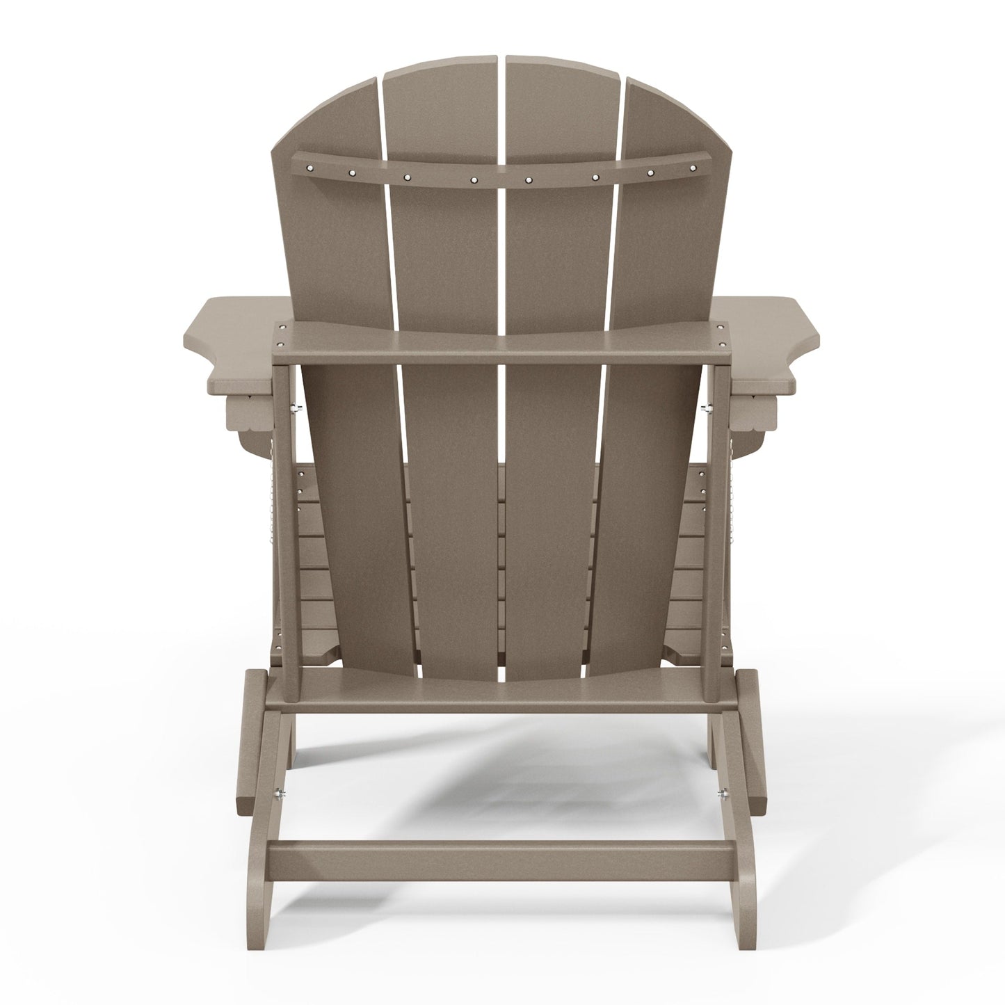 Polytrends Laguna Fade Resistant All Weather Outdoor Patio Folding Adirondack Chair