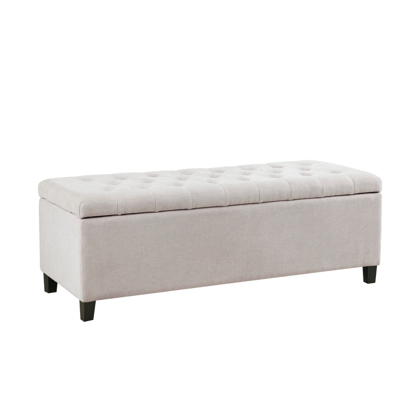 Madison Park Sasha Tufted Top Upholstered Storage Bench