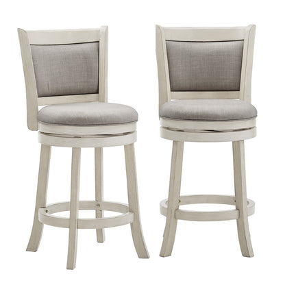 Rovinj Upholstered Back Swivel Stool