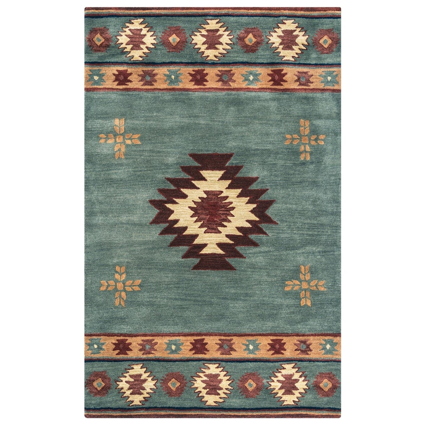 Alora Decor Ryder Southwestern Hand-tufted Wool Rug