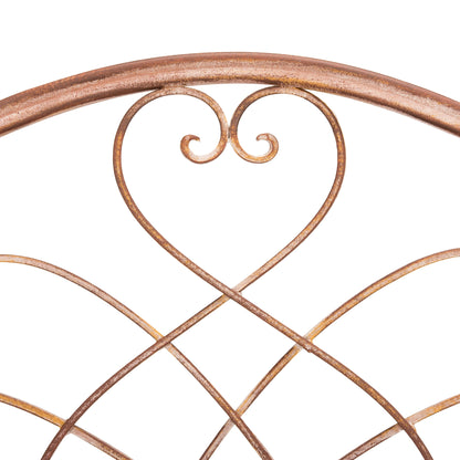 SAFAVIEH Bryn Victorian Wrought Iron 4-Tier Outdoor Bakers Rack - 25 In. W x 15 In. D x 63 In. H - 25W x 15D x 63H