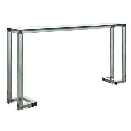 SAFAVIEH Couture Camryn Acrylic Console Table - Clear - 60 W x 10 L x 30 H - 52Wx10Dx30H