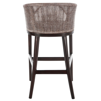 SAFAVIEH Virona Rattan 30-inch Bar Stool - 22.3 W x 20.5 L x 39 H - 22Wx21Dx39H