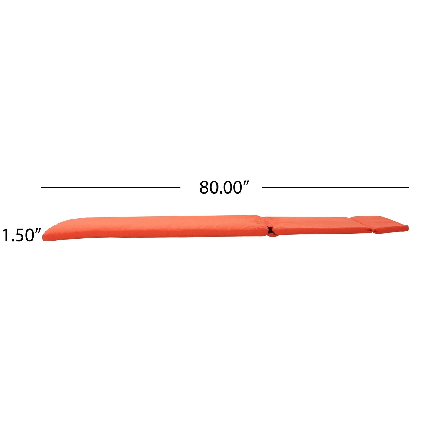 Salem Outdoor Cushion Set for Chaise Lounge - Cushions only (Set of 2) by Christopher Knight Home - 79.25L x 27.50W x 1.50H