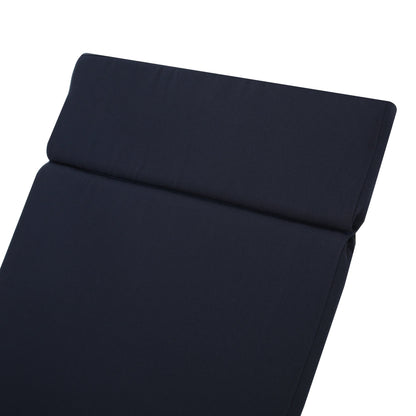 Salem Outdoor Cushion Set for Chaise Lounge - Cushions only (Set of 2) by Christopher Knight Home - 79.25L x 27.50W x 1.50H