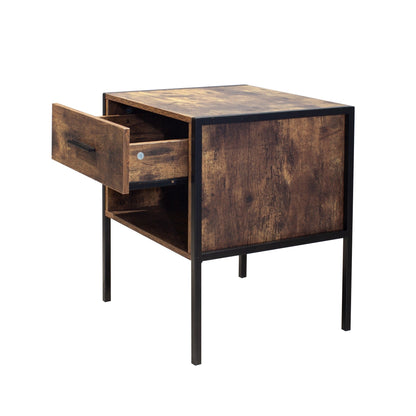 Industrial-style Nightstand (Set of 2)