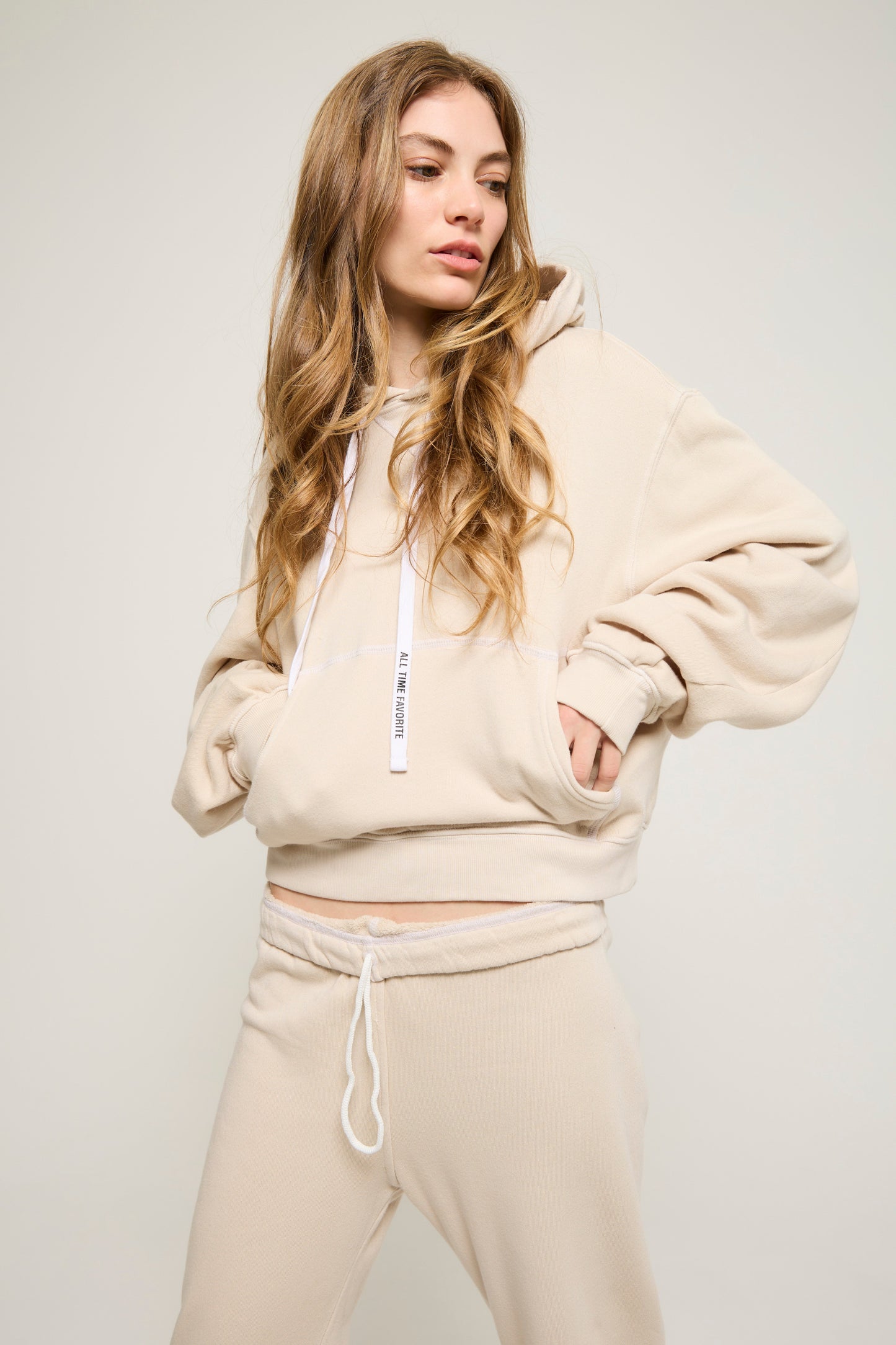 ATF All Time Favorite Cropped Hoodie