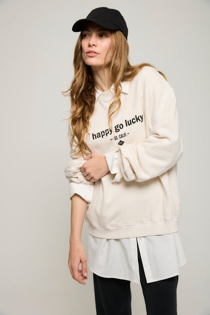 ATF Happy Go Lucky Boyfriend Sweatshirt