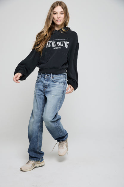 ATF Play It Twice Cropped Hoodie
