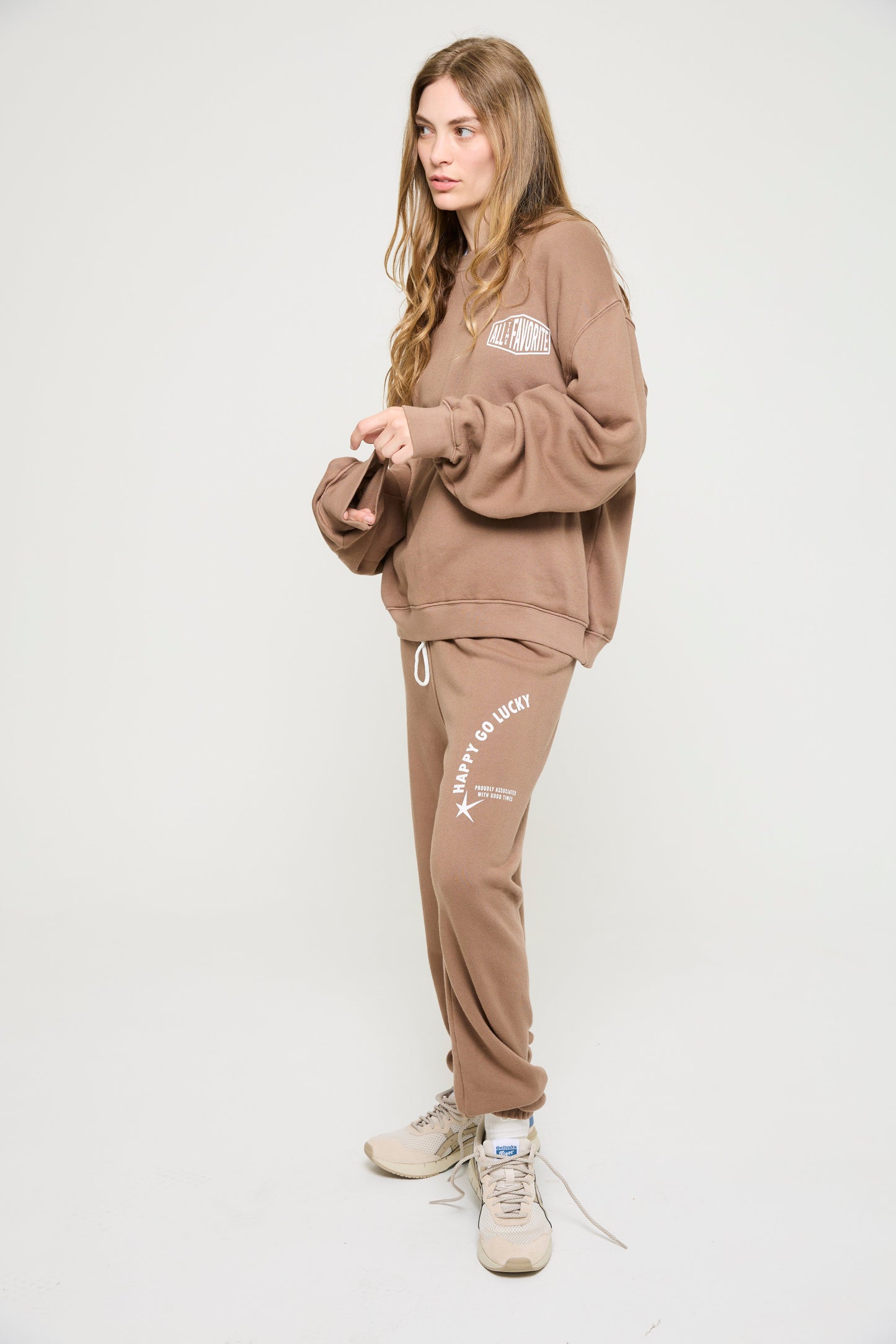 ATF Happy Go Lucky Rollover Sweats