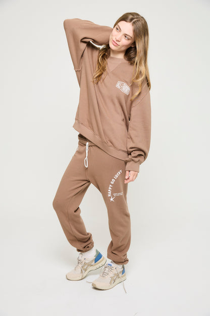 ATF Happy Go Lucky Rollover Sweats