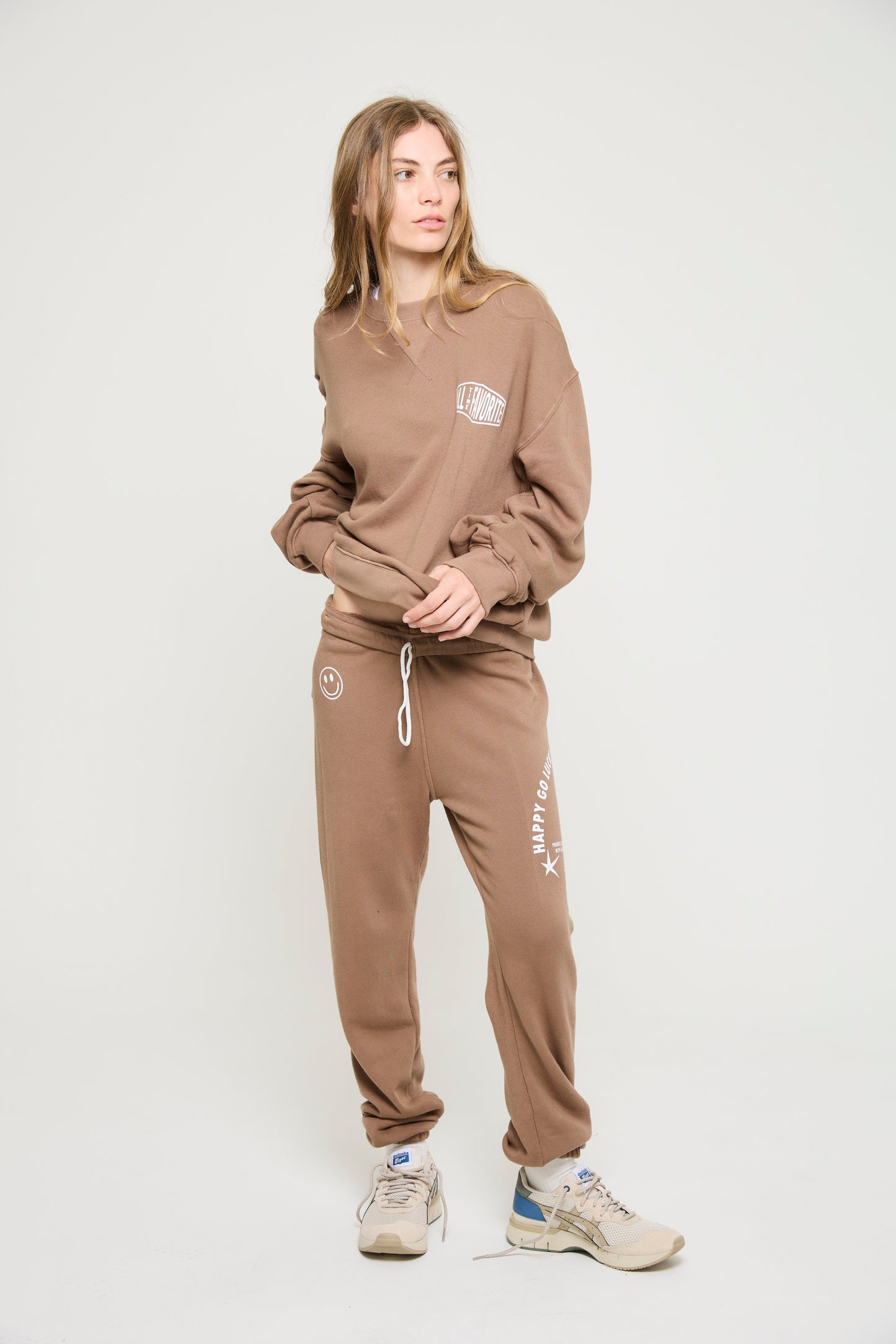 ATF Happy Go Lucky Rollover Sweats