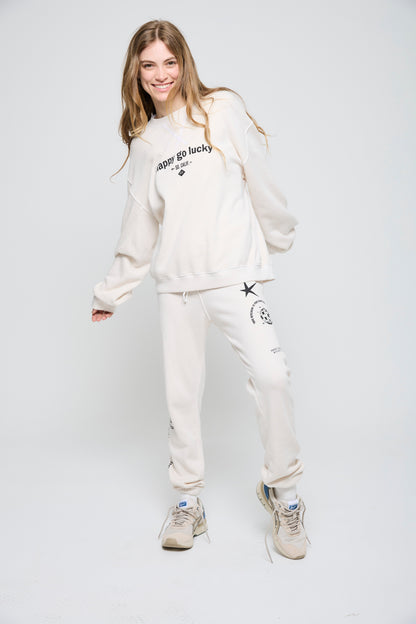 ATF Happy Go Lucky Boyfriend Sweatshirt