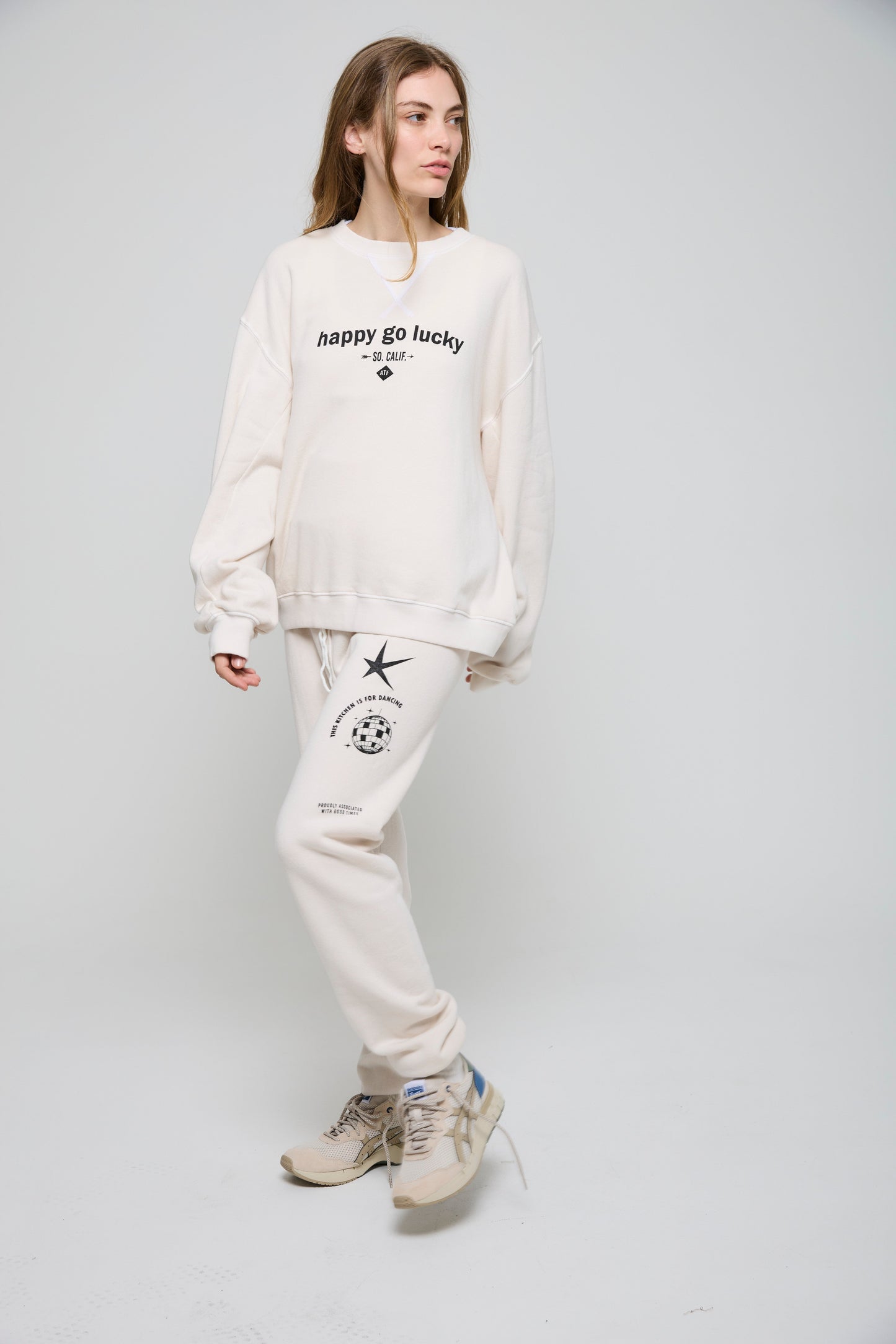 ATF Happy Go Lucky Boyfriend Sweatshirt